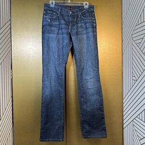 James Cured By Seun Bootcut Jean Size 27, Inseam 32", Low Rise 8" Waist 15"